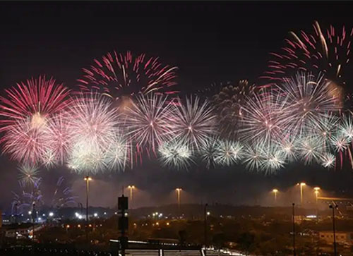 治多县焰火晚会